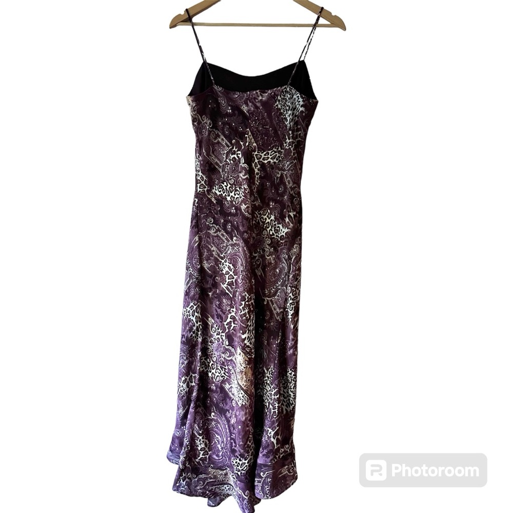 Jessica‎ Spaghetti Strap Midi Dress Vintage Plum Y2K Size 12 - Picture 2 of 5